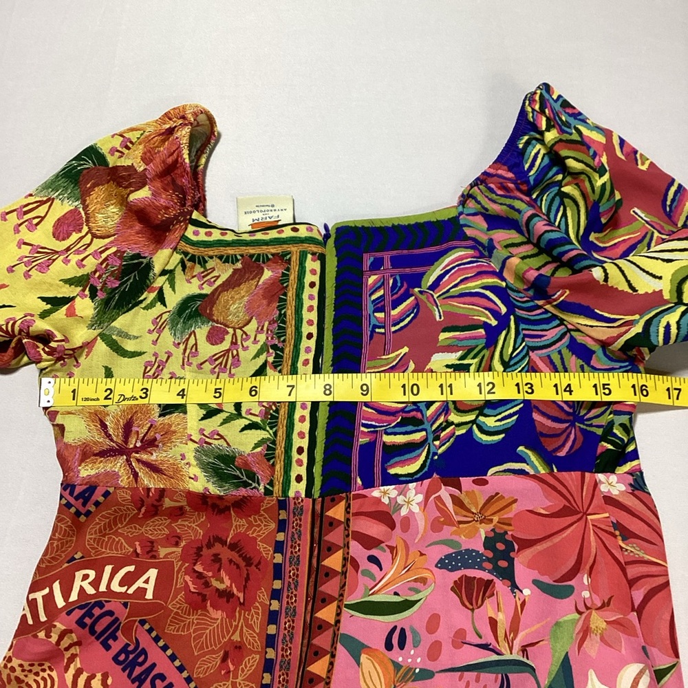 FARM Rio Multicolor Tropical Floral Long-Sleeve Blouse - Picture 12 of 13